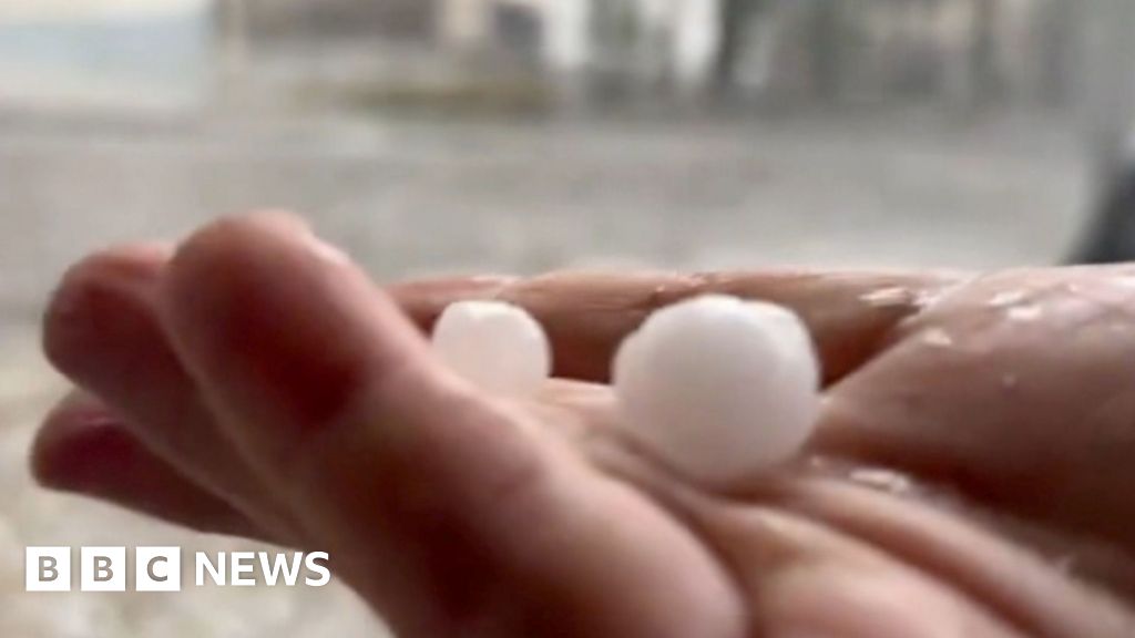 Paris hit by marble-size hailstones and thunderstorms