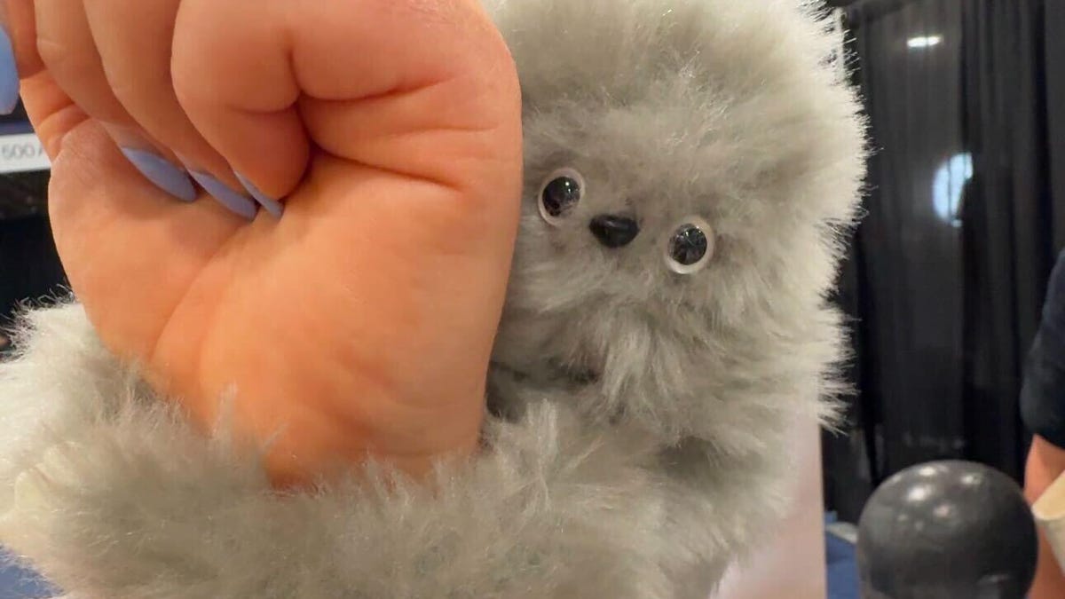 This Fuzzy Sloth Baby Is Probably the Cutest Robot I've Ever Seen and It's Here at CES 2025