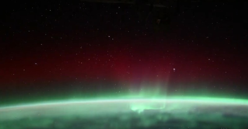 Watch this stunning aurora captured from space