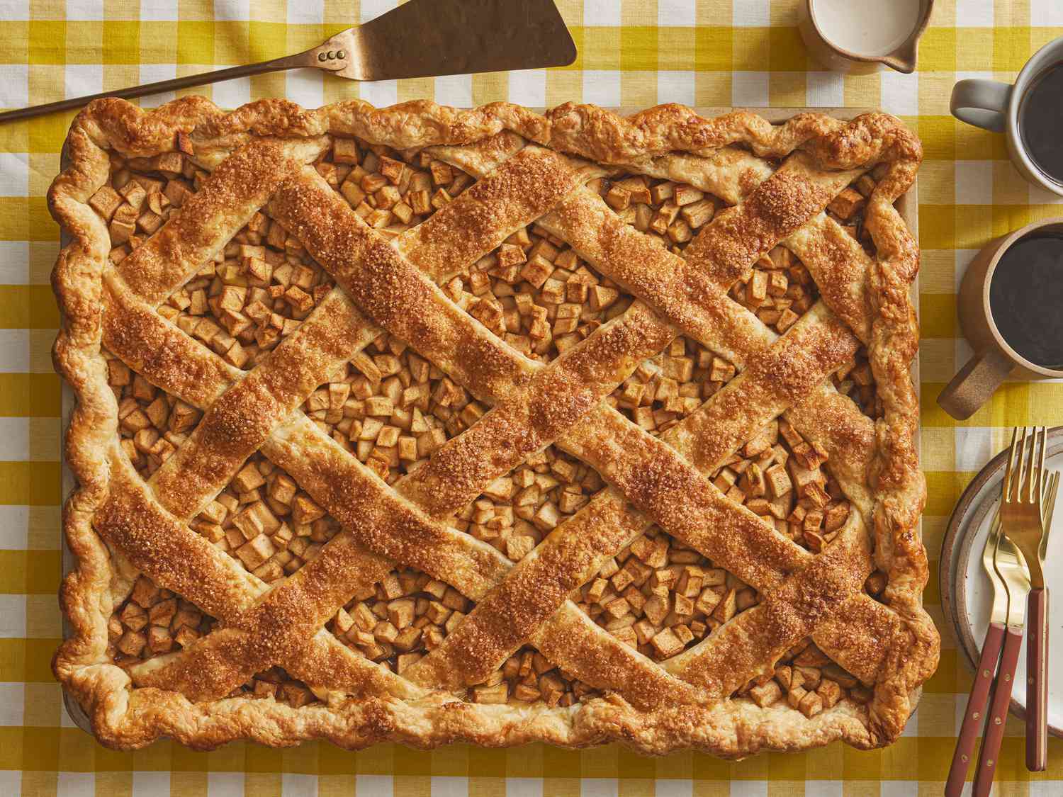 The Easy Sheet- Pan Apple Pie I Make Every Holiday Season (No Soggy Bottoms!)