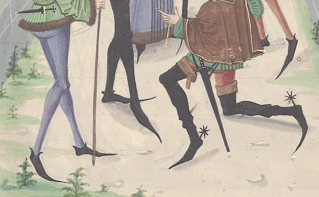 How Wearing Ridiculously Long Pointed Shoes Became a Medieval Fashion Trend