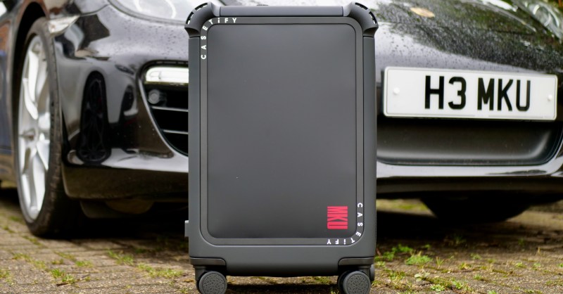 I customized Casetify’s phone case-inspired luggage to match my car