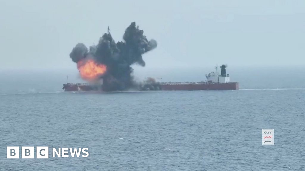 Watch: Yemeni Houthi rebels attack oil tanker