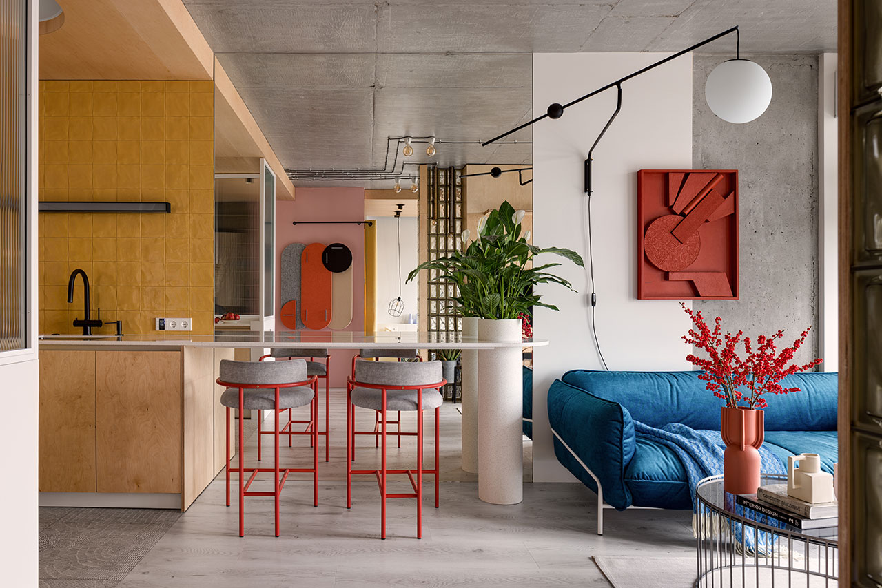 Suprematism Apartment: Modern Tribute to Ukrainian Avant- Garde