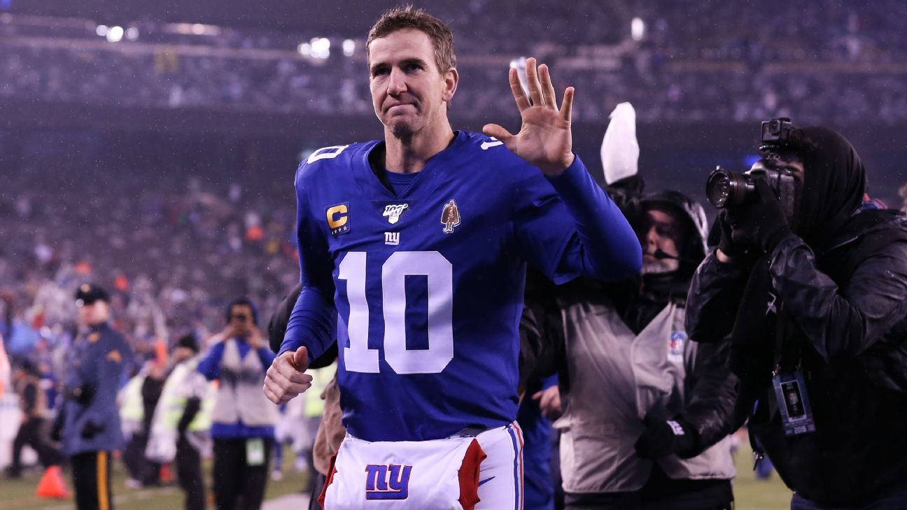 Eli Manning among 25 semifinalists for Pro Football Hall of Fame