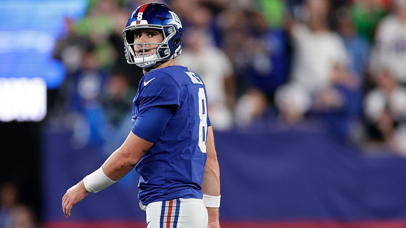 'Frustrated' Daniel Jones off the mark in Giants' loss