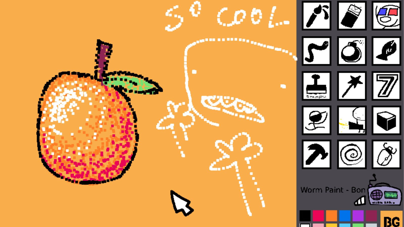 Forget fancy art programs — Worm Paint is my new canvas of choice