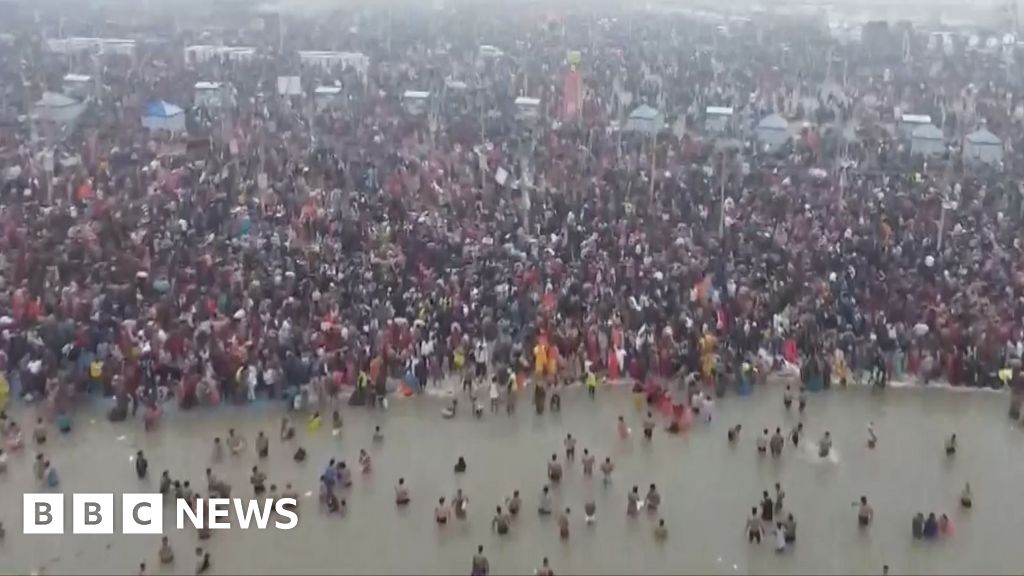 Millions perform bathing ritual at India's Mahakumbh Mela