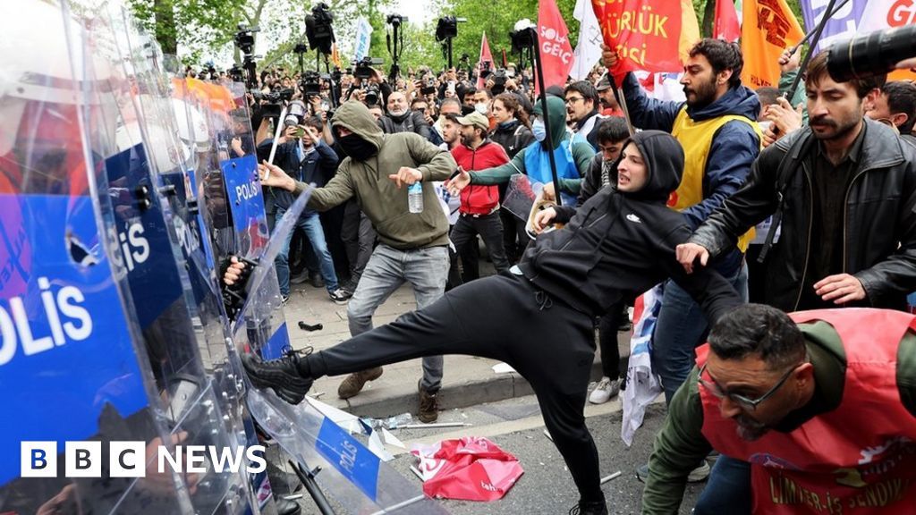 May Day: Rallies around the world in pictures