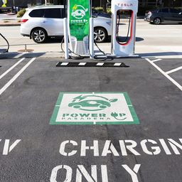 Electric Vehicle Fast Chargers Are Catching Up to Gas Stations in California