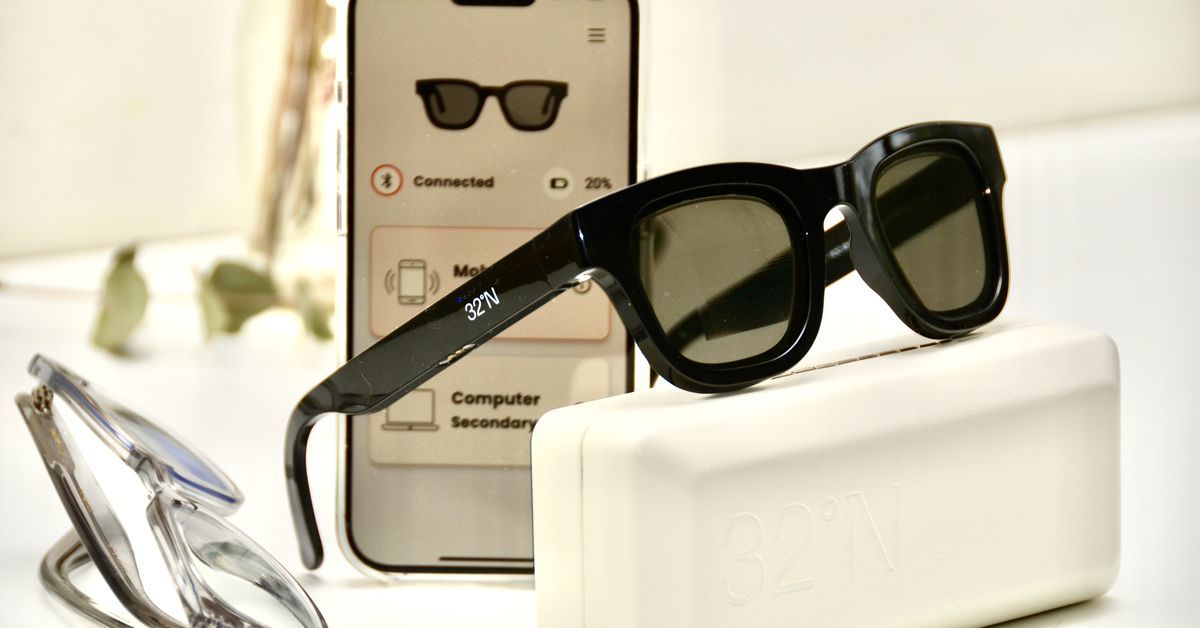 32°N’s liquid-lens sunglasses double as reading glasses for GenXers